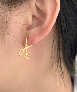 Hexingsheng Jewelry | Contact Scissor Earrings: Where Creativity Meets Symbolic Style