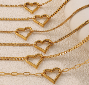 Hexingsheng Jewelry | Contact Heart Toggle Bracelet: Redefining Modern Romantic Jewelry Design Trends